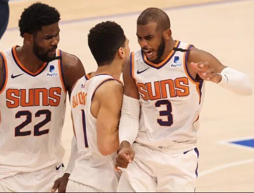  布克47分太阳加时险胜森林狼锁定季后赛  